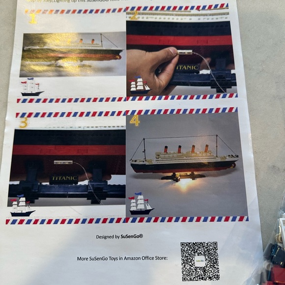 SuSenGo RMS Titanic Model Kit - Picture 3 of 6